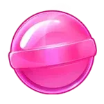 Sugar Rush Lyserød slikbold